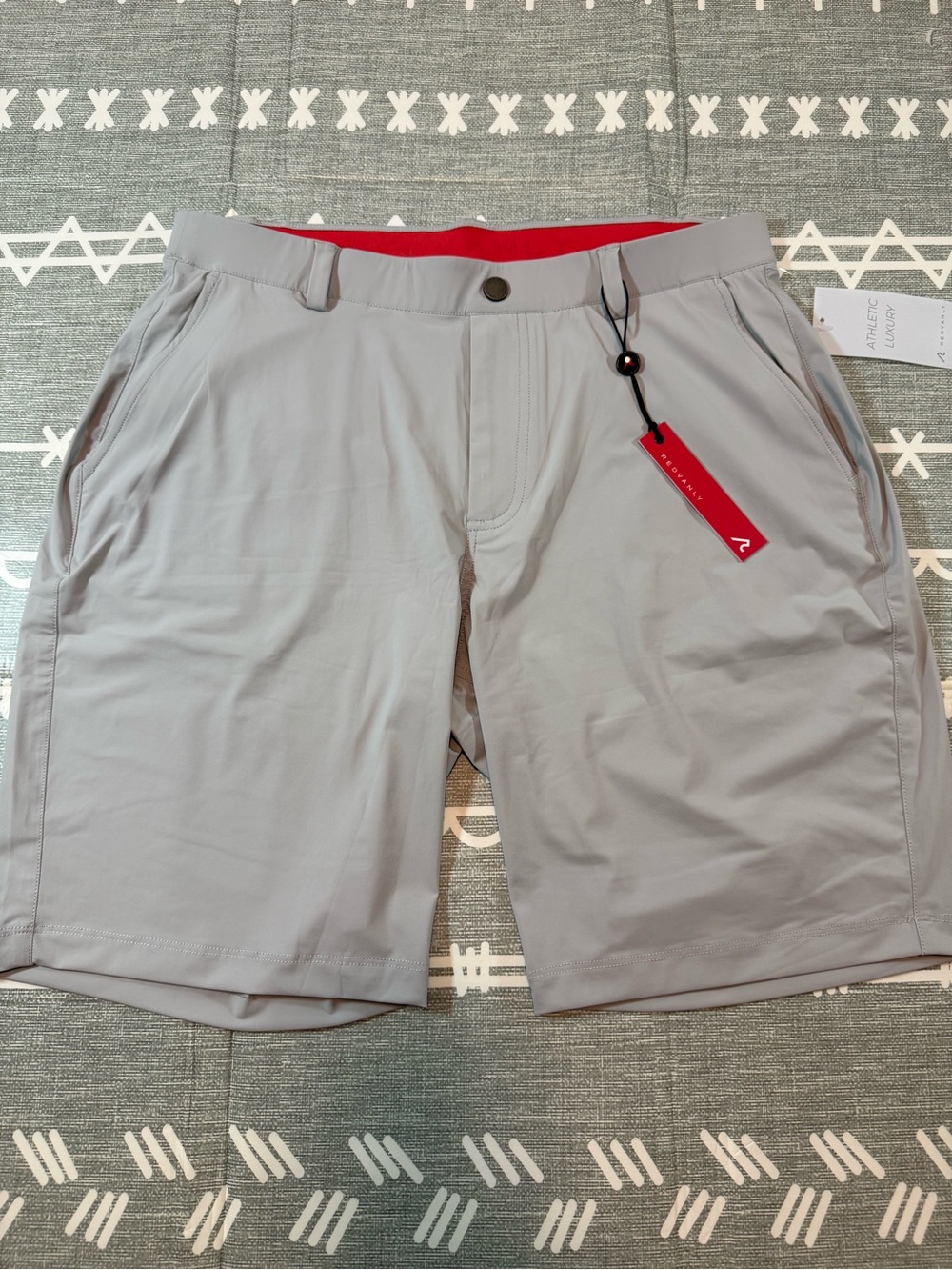 Redvanly Hanover Pull On Shorts 9” in Glacier Gray